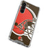 NFL Cleveland Browns Large Logo Galaxy S24 FE Clear Case
